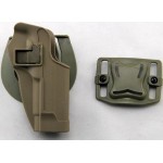 КОБУРА пластиковая CQC Tactical под GLOCK TAN